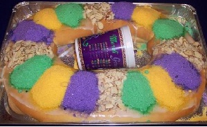 King Cakes - Traditional Mardi Gras Foods